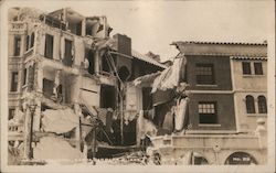 Arlington Hotel Santa Barbara Earthquake Postcard