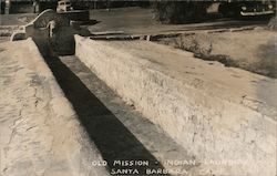 Old Mission - Indian Laundry Postcard
