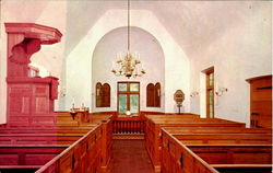 The Nave And Sanctuary Of Trinity Episcopal Church, Route 16 Church Creek, MD Postcard Postcard