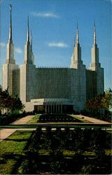 Mormon Church Kensington, MD Postcard Postcard