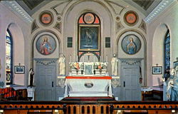 Interior Of Historic St. Patrick's Postcard