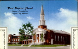 First Baptist Church Crystal City, MO Postcard Postcard