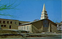 First Baptist Church Postcard