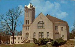 Lowery Memorial Baptist Church Blue Mountain, MS Postcard Postcard