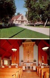 St. Edward's On The Lake Catholic Church Lakeport, MI Postcard Postcard