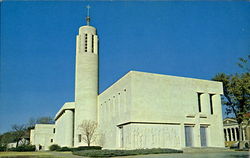 Cathedral Of The Sacred Heart Salina, KS Postcard Postcard