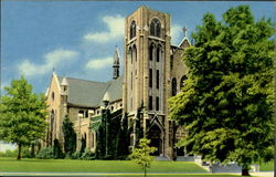 Grace Cathedral Topeka, KS Postcard Postcard