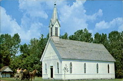 Old St. Joseph's Church Rockville, IN Postcard Postcard