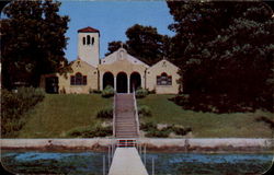 The Church Of The Little Flower, Lake Wawasee Postcard