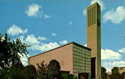 First Christian Church, 531 Fifth Street Columbus, IN Postcard Postcard