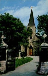 St. James Catholic Church Lemont, IL Postcard Postcard