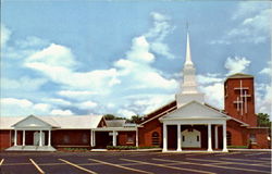 First United Methodist Church, 600 South Grove Street Postcard