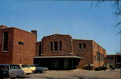 Holy Cross Church And School, S. Bradford St Dover, DE Postcard Postcard