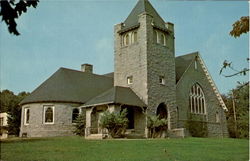 The Trumbull Congregational Church Connecticut Postcard Postcard