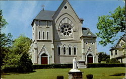 St. James Catholic Church Manchester, CT Postcard Postcard