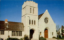 View Of The St. Lukes Lutheran Church Santa Rosa, CA Postcard Postcard