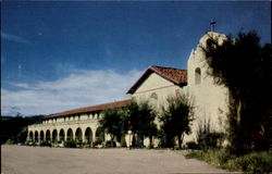 Mission Santa Ines Solvang, CA Postcard Postcard