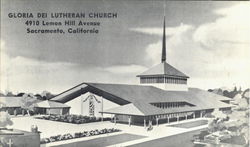 Gloria Dei Lutheran Church, 4910 Lemon Hill Avenue Sacramento, CA Postcard Postcard