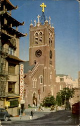 St. Mary's Church, Chinatown Postcard
