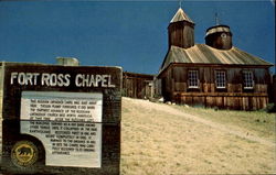 Fort Ross Chapel California Postcard Postcard