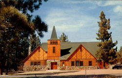 Community Church Big Bear Lake Postcard