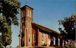 St. Anne's Catholic Church, Columbia State Park Postcard