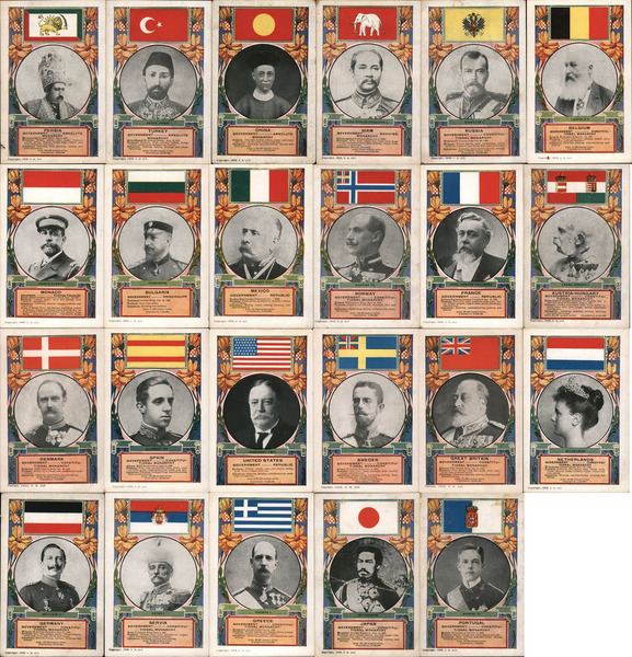 Set of 23: F. H. Alt Rulers of the World Series Men