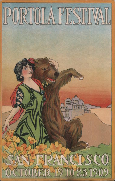 Portola Festival Oct. 19-23, 1909 San Francisco California