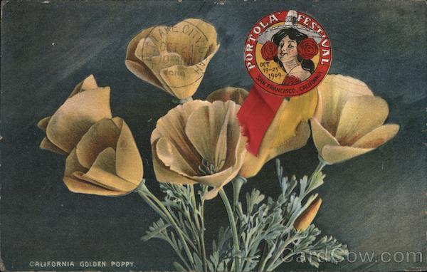 Portola Festival Oct. 19-23, 1909 - California Golden Poppy San Francisco