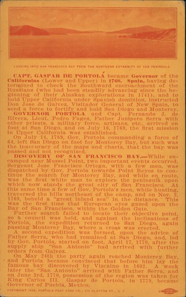 Captain Gaspar De Portola Festival San Francisco California