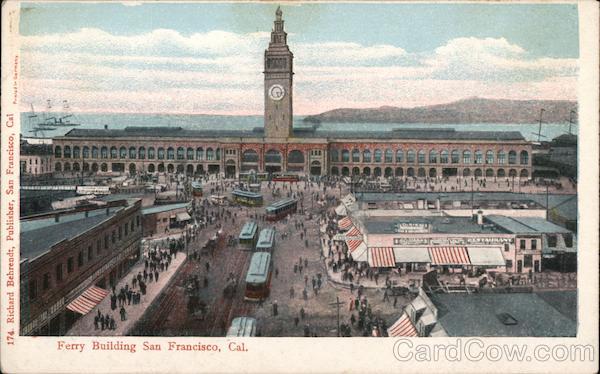 View of Ferry Building San Francisco California