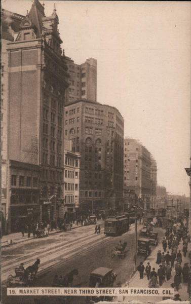 Market Street, Near Third Street San Francisco California