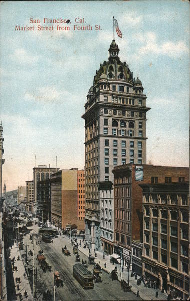 Market Street from Fourth San Francisco California