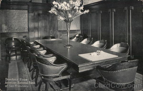 Directors' Room - American National Bank San Francisco California
