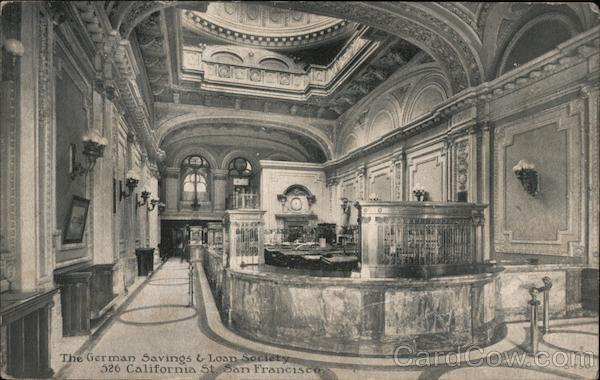 German Savings & Loan Society, 526 California Street San Francisco