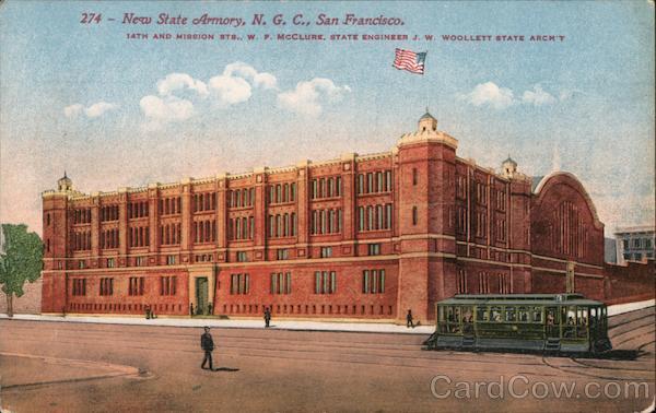New State Armory, N.G.C. San Francisco California