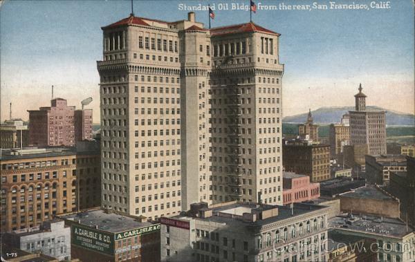 Standard Oil Bldg. From the Rear San Francisco California
