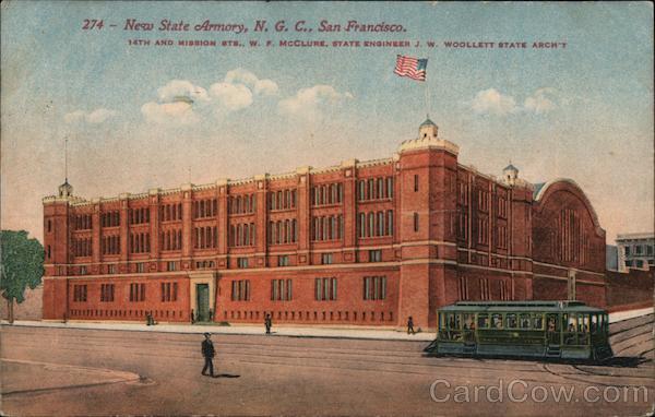 New State Armory, N.G.C. San Francisco California