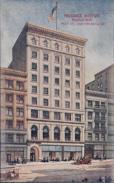 Mechanics Institute Building Post St. San Francisco California