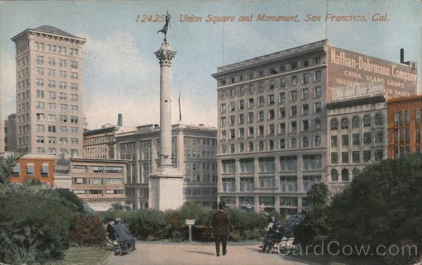 Union Square and Monument San Francisco California
