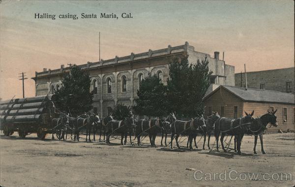 Hauling casing Santa Maria California