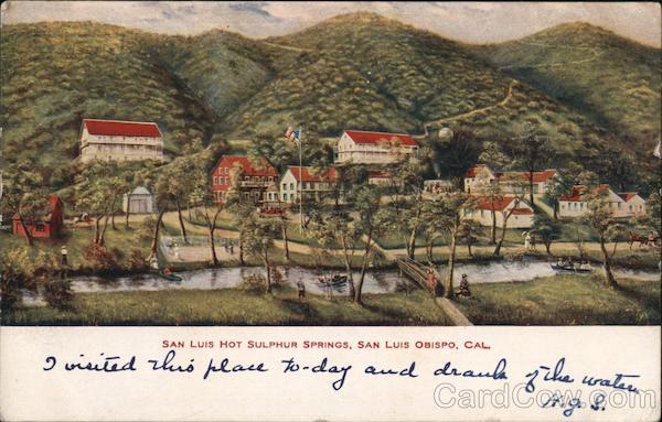 San Luis Hot Sulpher Springs San Luis Obispo California