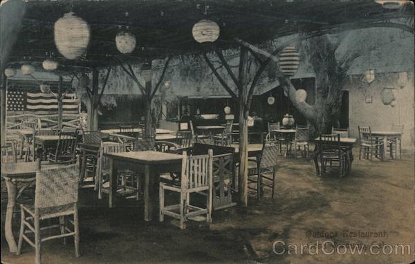 Outdoor Restaurant, Casa Verdugo Glendale California