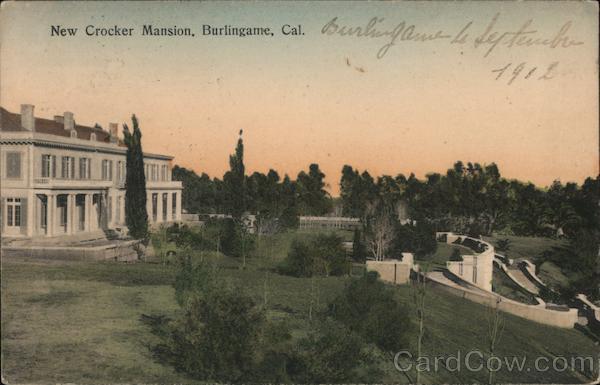 New Crocker Mansion Burlingame California