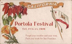 Portola Festival Postcard