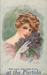 When you're jolly, think of me at the Portola Postcard