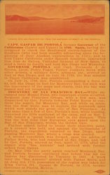 Captain Gaspar De Portola Festival Postcard