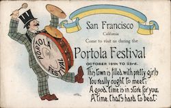 Come visit us during the Portola Festival October 19th to 23rd Postcard