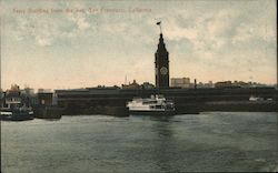 Ferry Building From the Bay Postcard