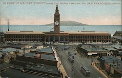 Foot of Market Street Postcard